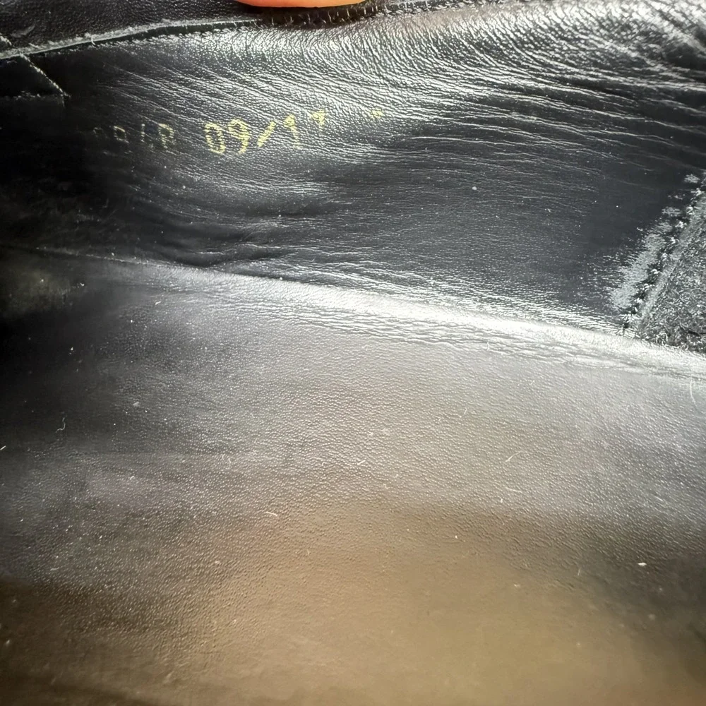 Allen Edmonds Lake Como Penny Loafers‎ Mens 11 11.5 ? Vibram Soles Black Leather
